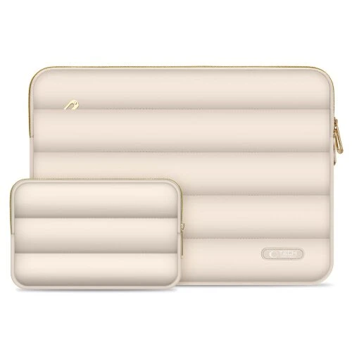 Puzdro Tech-Protect Puffy na notebook 13-14" - sand