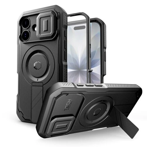 Puzdro Tech-Protect Kevlar Magsafe iPhone 17 - čierne
