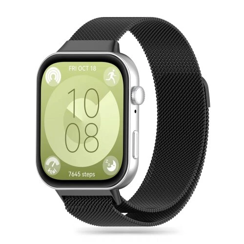 Remienok Tech-Protect Milaneseband Huawei Watch Fit 3/4/4 Pro - čierny