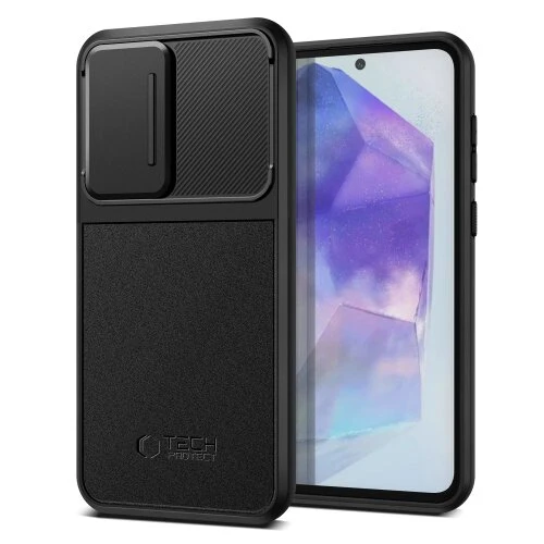 Puzdro Tech-Protect Velar Cam+ Galaxy A35/A55 5G - čierne
