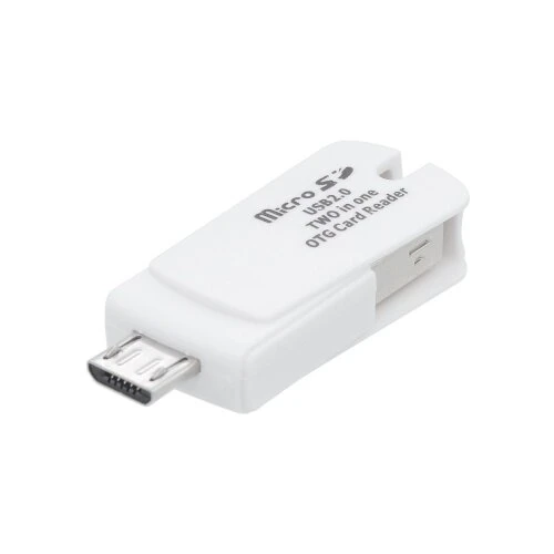 MicroUSB OTG čítačka pamäťových kariet 2v1