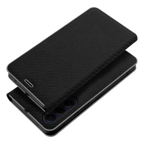 Puzdro Luna Book Carbon Samsung Galaxy A13 4G - čierne