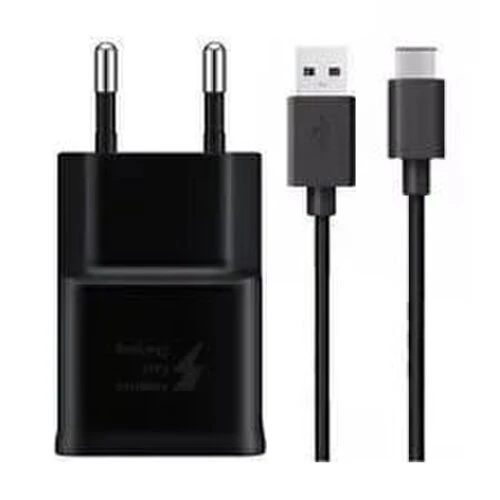 Nabíjačka Samsung EP-TA200EBE 15W + USB-C nabíjací kábel 1.5m Čierna (Bulk)