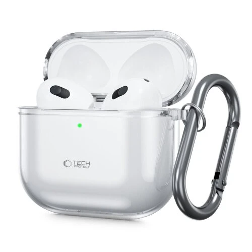 Puzdro Tech-Protect Flexair Apple AirPods 4 - transparentné