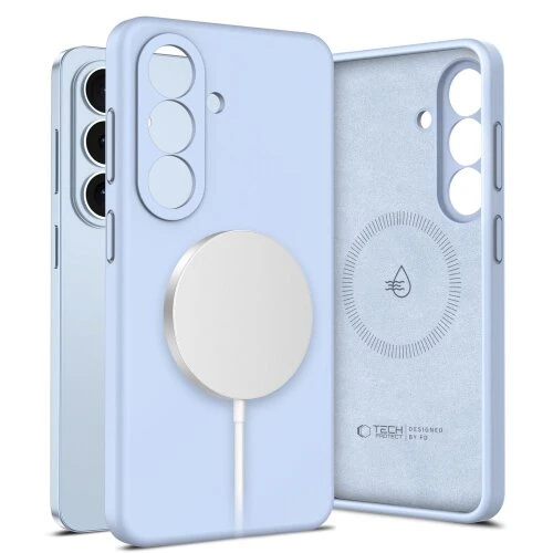 Puzdro Tech-Protect Silicone Magsafe Galaxy S26 - sky blue