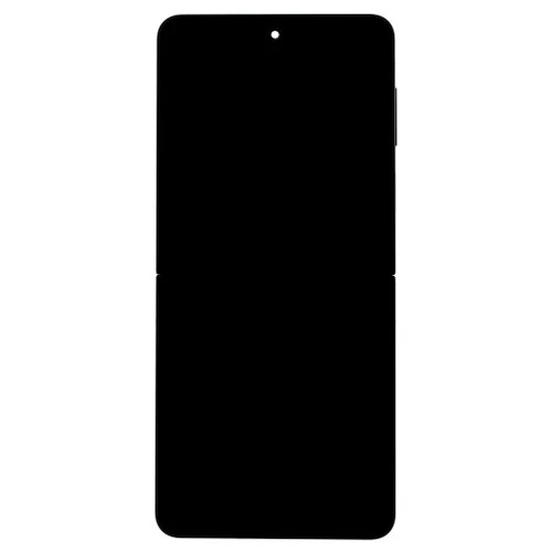 LCD display + Dotyk + Přední Kryt Samsung F766 Galaxy Z Flip 7 5G Black (Service Pack)