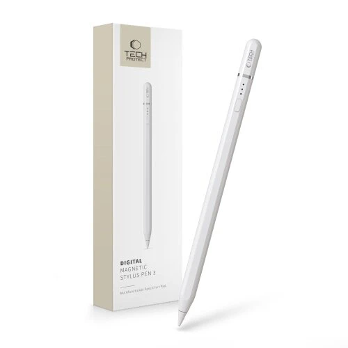 Dotykové pero Tech-Protect Digital Magnetic Stylus "3" iPad - biele