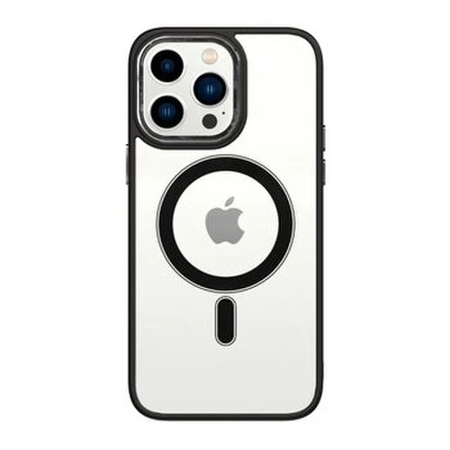 Puzdro Tel Protect Magsafe Clear iPhone 14 - čierne