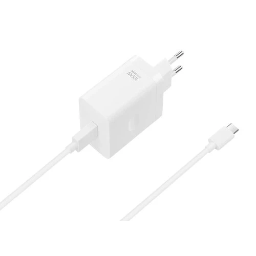 Oppo SuperVOOC USB-A 100W Cestovní Nabíječka + USB-C Datový Kabel White (Pošk.balení)
