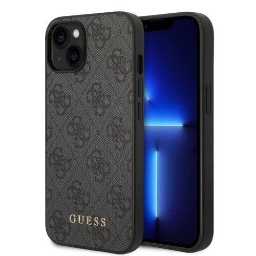 Guess 4G Zadní Kryt pro iPhone 14 Brown