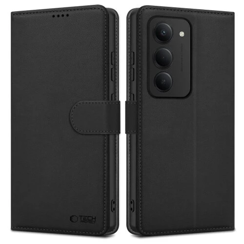 Puzdro Tech-Protect Book Xiaomi Redmi 15 4G/5G - čierne