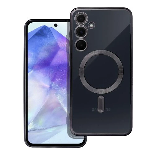 Puzdro Magsafe Shine Samsung Galaxy A55 5G - čierne