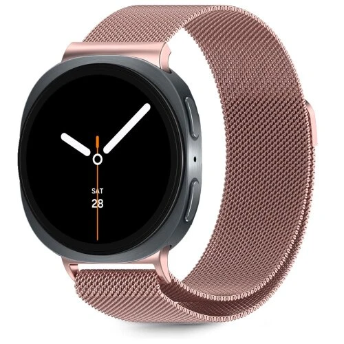 Remienok Tech-Protect Milaneseband Samsung Galaxy Watch 8/Classic (40/44/46 mm) - ružovo-zlatý