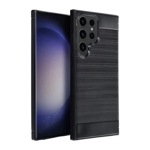 Puzdro Carbon Lux TPU Honor 400 Pro - čierne