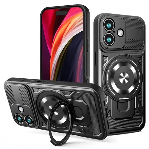 Puzdro Defender Magsafe Xiaomi Redmi Note 15 Pro 5G - čierne
