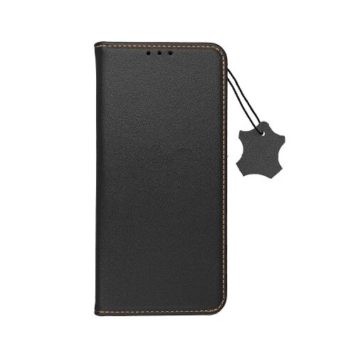 Puzdro Genuine Leather Book Samsung Galaxy S21 5G - čierne