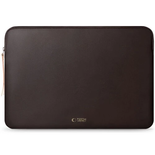Puzdro Tech-Protect Fleece na notebook 13-14" - čokoládové