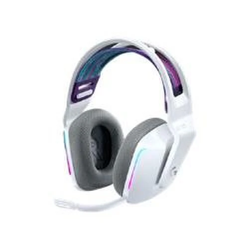 Logitech G733 LIGHTSPEED - bezdrôtový RGB herný headset - biela