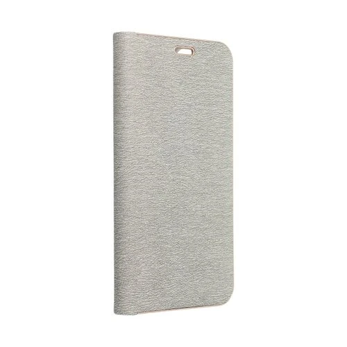 Puzdro Luna Book Xiaomi Redmi Note 14 4G (GLOBAL - 163,25mm x 76,55mm x 8,16mm) - strieborné