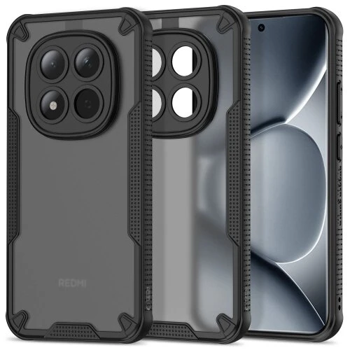 Puzdro Tech-Protect Rugged Shield Xiaomi POCO M8 Pro/Redmi Note 15 Pro+ Plus 5G - matné čierne