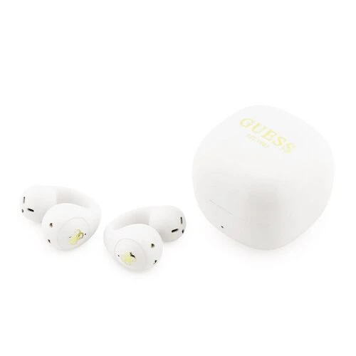 Guess Mini Classic Logo OWS Bezdrátová Sluchátka White