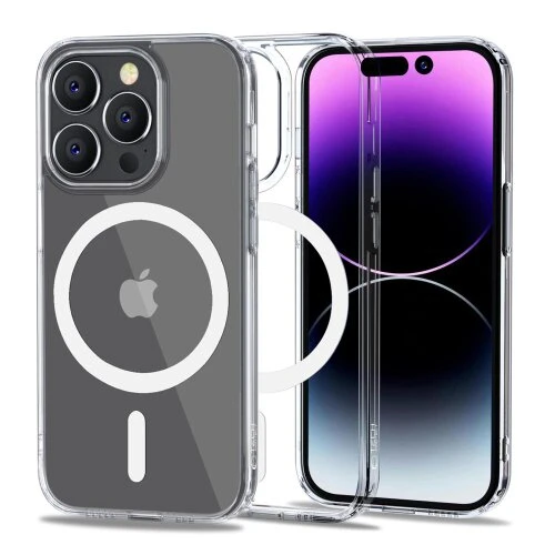 Puzdro Tech-Protect Flexair Hybrid Magsafe iPhone 14 Pro Max - transparentné