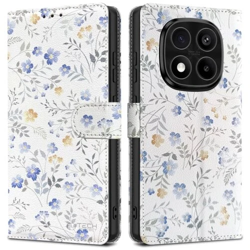 Puzdro Tech-Protect Book Xiaomi Redmi Note 14 Pro 5G/ Redmi Note 14 Pro Plus 5G - Jarné kvety