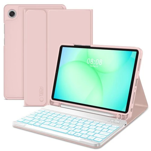 Puzdro Tech-Protect SC Pen s klávesnicou Galaxy Tab A9+ / A11+ PLUS 11.0 X210 / X215 / X216 / X230 / X235 / X236 - ružov