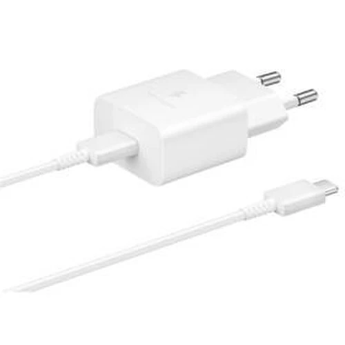EP-T1510XWE Samsung USB-C Cestovní nabíječka 15W White + USB-C Datový Kabel