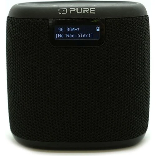 Pure Woodland mini bluetooth reproduktor, DAB+ FM - Čierny
