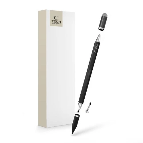 Stylus pero Tech-Protect USP200 3-tip - čierne