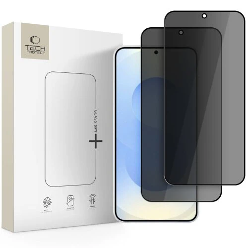 Ochranné sklo Privacy Tech-Protect Glass Spy+ Galaxy S26, 2 ks