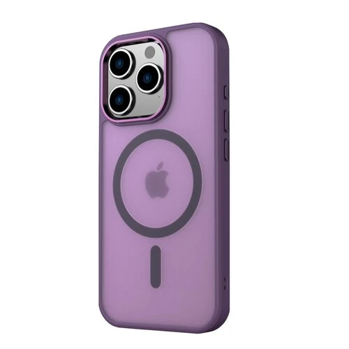 Puzdro Swissten Magsafe Flex Pro iPhone 14 - fialové