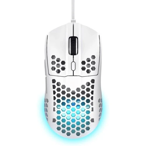 Trust GXT928W Helox Lightweight - herná myš biela