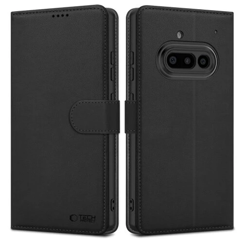 Puzdro Tech-Protect Book Nothing Phone 3a - matné čierne