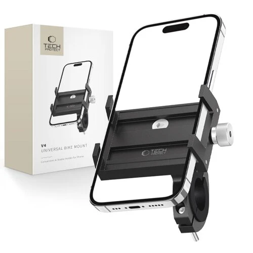 Držiak na bicykel Tech-Protect V4 Universal - čierny