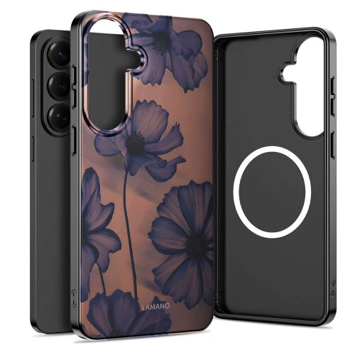 Puzdro Tech-Protect Lamano Magsafe Galaxy A57 5G - velvet night
