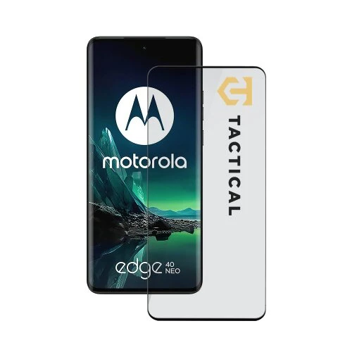 Ochranné sklo Tactical Glass Shield 5D Motorola Edge 40 Neo - čierne