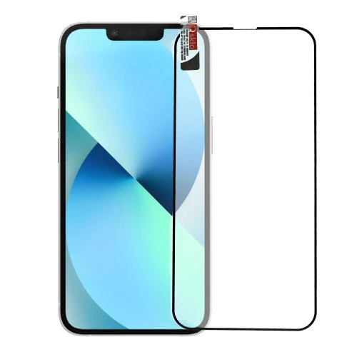 Ochranné sklo Q sklo iPhone 13/13 Pro celotvárové - čierne (full glue)