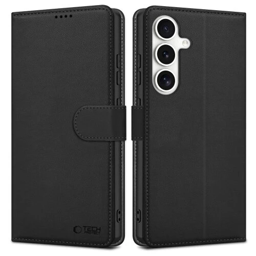 Puzdro Tech-Protect Book Galaxy S25 FE - čierne