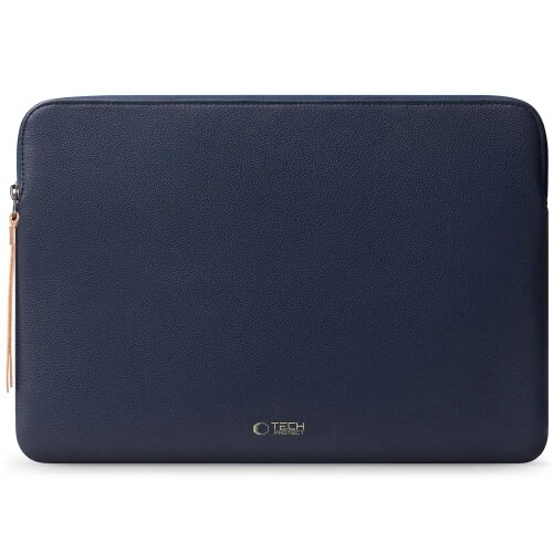 Puzdro Tech-Protect Fleece na notebook 15-16" - tmavomodré