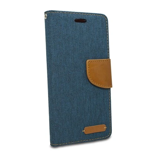 Puzdro Canvas Book iPhone 5/5s/SE - modré