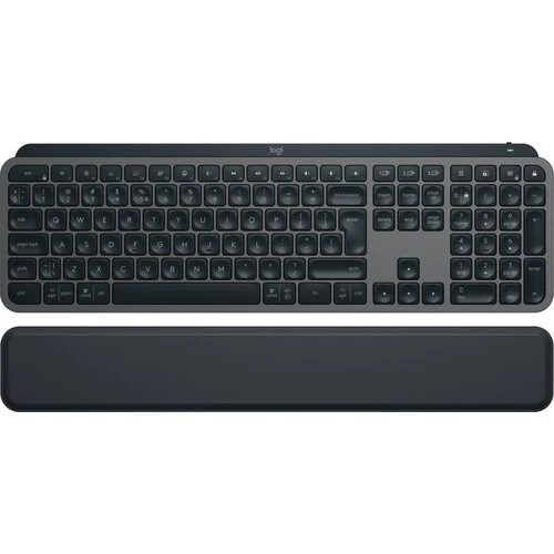 Logitech MX Keys S - bezdrôtová podsvietená klávesnica + opierka dlane - US - grafitová