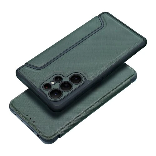 Flip case for Samsung S26 PLUS Razor Book dark green