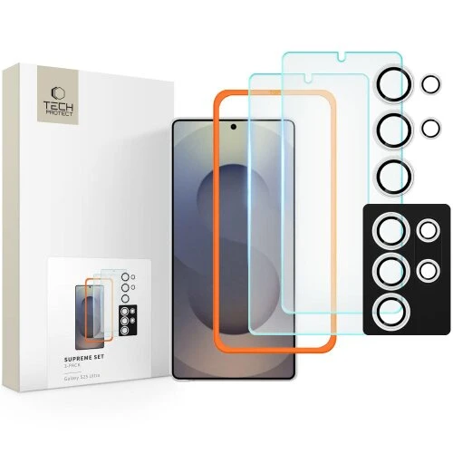 Ochranné sklo Tech-Protect Supreme Set Galaxy S25 Ultra, 3 ks