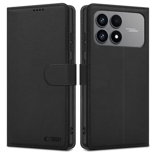 Puzdro Tech-Protect Book Xiaomi POCO F8 Pro - čierne