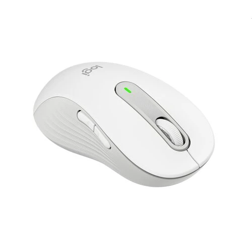 Logitech M650 L Left Signature - bezdrôtová myš - svetlo šedá