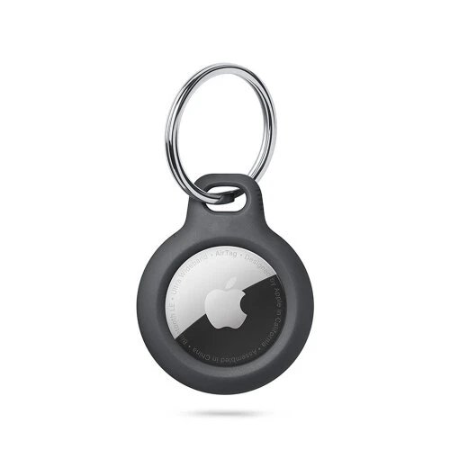 Puzdro Tech-Protect Rough Apple AirTag 1/2 - čierne