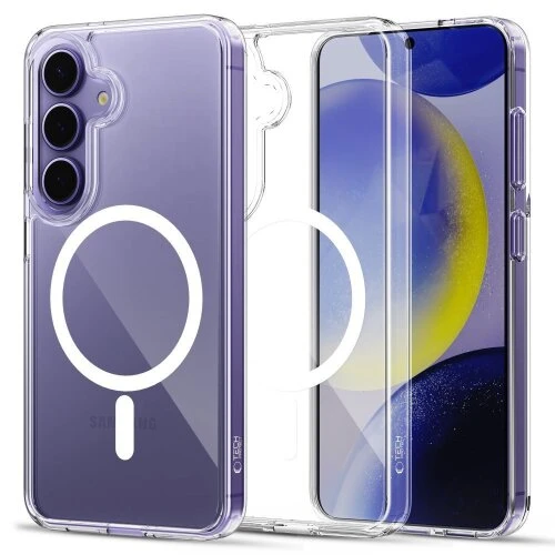 Puzdro Tech-Protect Flexair Hybrid Magsafe Galaxy S25 FE - transparentné