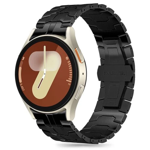 Remienok Tech-Protect Stainless Line Samsung Galaxy Watch 4/5/5 Pro/6/7/FE - čierny